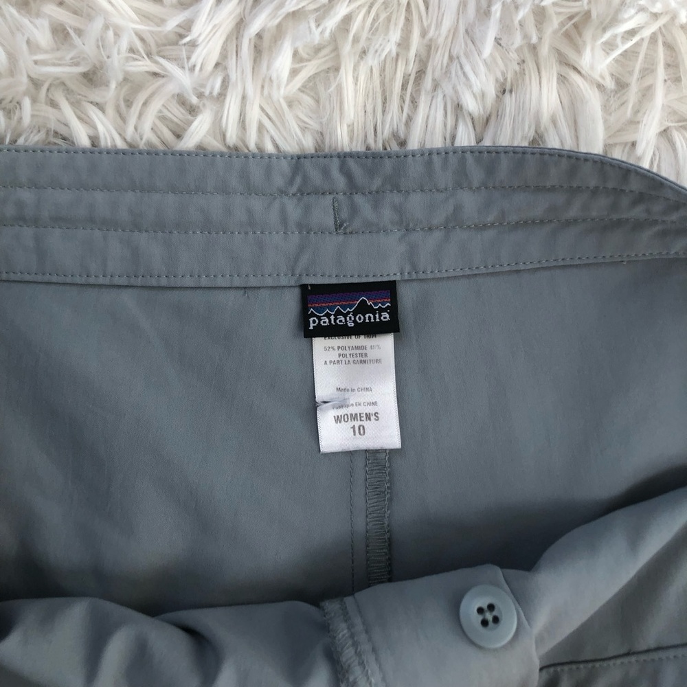 Patagonia Women’s T9 Inter-Continental Hideaway Skirt Low Tide Blue Size 10 - Picture 5 of 6